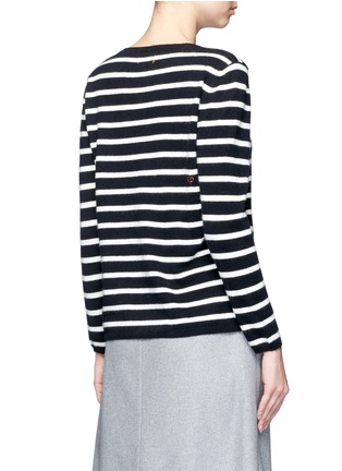 Back View - Click To Enlarge - CHINTI & PARKER - x Miffy 'Miffy Stripe' cashmere sweater