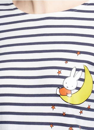 Detail View - Click To Enlarge - CHINTI & PARKER - x Miffy 'Miffy Sailor' stripe cotton T-shirt