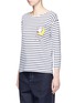 Front View - Click To Enlarge - CHINTI & PARKER - x Miffy 'Miffy Sailor' stripe cotton T-shirt