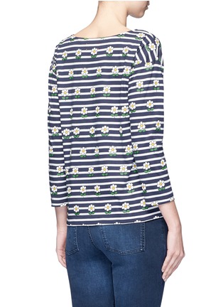 Back View - Click To Enlarge - CHINTI & PARKER - x Miffy 'Miffy Daisy Sailor' stripe cotton T-shirt