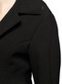 Detail View - Click To Enlarge - TOME - Lace-up back cropped wool jacket