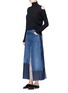 Figure View - Click To Enlarge - TOME - Patchwork denim skirt
