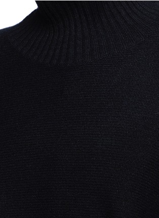 Detail View - Click To Enlarge - ROSETTA GETTY - Wool-cashmere cape sweater
