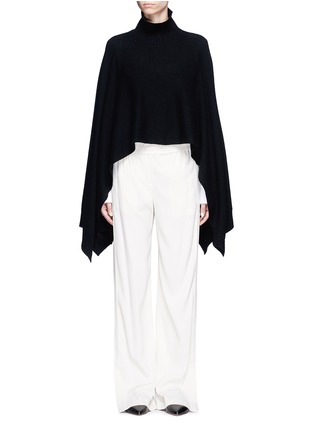Main View - Click To Enlarge - ROSETTA GETTY - Wool-cashmere cape sweater
