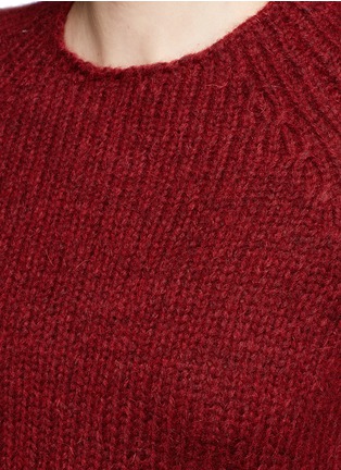 Detail View - Click To Enlarge - ROSETTA GETTY - Alpaca blend sweater