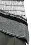 Detail View - Click To Enlarge - MAME - Lace sleeve mix pattern wool blend sweater