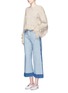 Figure View - Click To Enlarge - MAME - Fringe wool-silk sweater