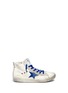Main View - Click To Enlarge - BONPOINT - x Golden Goose 'Tennis' suede trim canvas kids sneakers