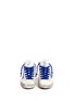 Figure View - Click To Enlarge - BONPOINT - x Golden Goose 'Tennis' suede trim canvas toddler sneakers