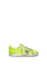 Main View - Click To Enlarge - BONPOINT - x Golden Goose 'Tennis' neon leather kids sneakers