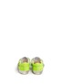 Back View - Click To Enlarge - BONPOINT - x Golden Goose 'Tennis' neon leather toddler sneakers