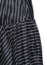 Detail View - Click To Enlarge - MONSE - Pinstripe silk twill bubble skirt