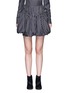 Main View - Click To Enlarge - MONSE - Pinstripe silk twill bubble skirt
