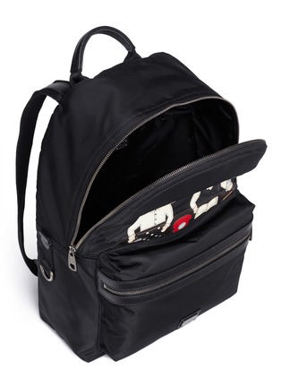 Detail View - Click To Enlarge - - - 'Vulcano' designer appliqué backpack