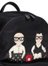Detail View - Click To Enlarge - - - 'Vulcano' designer appliqué backpack