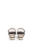 Back View - Click To Enlarge - NICHOLAS KIRKWOOD - Faux pearl heel leather slingback sandals