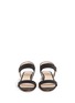 Front View - Click To Enlarge - NICHOLAS KIRKWOOD - Faux pearl heel leather slingback sandals