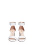 Front View - Click To Enlarge - NICHOLAS KIRKWOOD - Faux pearl heel ankle strap leather sandals