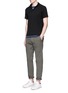 Figure View - Click To Enlarge - SCOTCH & SODA - Garment dyed piqué polo shirt