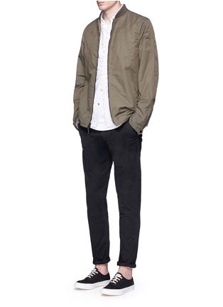 Figure View - Click To Enlarge - SCOTCH & SODA - 'Stuart' garment dyed slim fit chinos