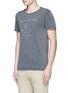 Front View - Click To Enlarge - SCOTCH & SODA - 'Rocker' washed cotton T-shirt