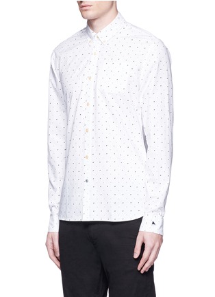Front View - Click To Enlarge - SCOTCH & SODA - Signature print cotton shirt