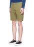 Front View - Click To Enlarge - SCOTCH & SODA - Garment dyed cotton shorts