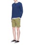 Figure View - Click To Enlarge - SCOTCH & SODA - Garment dyed cotton shorts