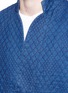 Detail View - Click To Enlarge - SCOTCH & SODA - Interlock stitch cotton sherwani jacket