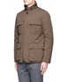 Front View - Click To Enlarge - CANALI - Padded water repellent jacket