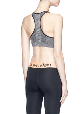 Back View - Click To Enlarge - CALVIN KLEIN PERFORMANCE - Seamless racerback sports bra