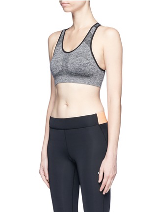 Front View - Click To Enlarge - CALVIN KLEIN PERFORMANCE - Seamless racerback sports bra