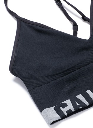 Detail View - Click To Enlarge - CALVIN KLEIN PERFORMANCE - Convertible strap jersey bralette