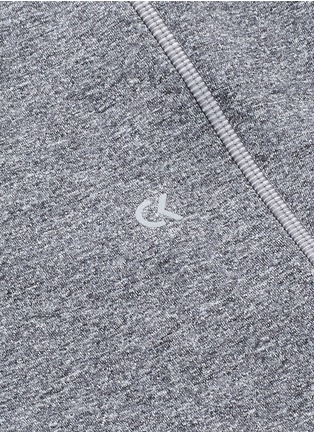 Detail View - Click To Enlarge - CALVIN KLEIN PERFORMANCE - Slim fit French terry sweatpants