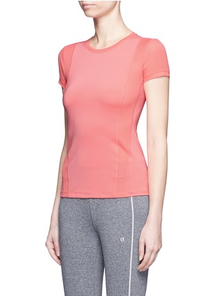 Front View - Click To Enlarge - CALVIN KLEIN PERFORMANCE - Mesh panel performance T-shirt