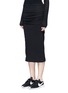 Front View - Click To Enlarge - JAMES PERSE - Shirred cotton jersey tube skirt