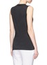 Back View - Click To Enlarge - JAMES PERSE - Linen-cotton tomboy tank top