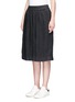 Front View - Click To Enlarge - JAMES PERSE - Short linen culottes