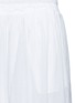 Detail View - Click To Enlarge - JAMES PERSE - Puckered drawstring cotton gauze skirt