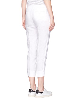 Back View - Click To Enlarge - JAMES PERSE - Banded cuff linen pants