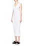 Front View - Click To Enlarge - JAMES PERSE - Twisted sleeve tube dress