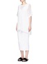 Figure View - Click To Enlarge - JAMES PERSE - Twisted sleeve tube dress