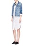 Figure View - Click To Enlarge - JAMES PERSE - Dolman sleeve linen shirt dress
