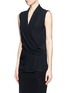 Front View - Click To Enlarge - HELMUT LANG - Silk wrap top