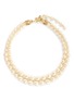 Main View - Click To Enlarge - MIRIAM HASKELL - Bird clasp two strand Baroque pearl choker necklace