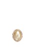 Main View - Click To Enlarge - MIRIAM HASKELL - Baroque glass pearl crystal oval filigree ring