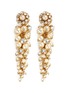 Main View - Click To Enlarge - MIRIAM HASKELL - Crystal glass pearl drop earrings