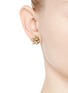 Figure View - Click To Enlarge - MIRIAM HASKELL - Crystal glass pearl floral stud earrings
