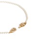 Detail View - Click To Enlarge - MIRIAM HASKELL - Swarovski crystal glass pearl leaf clasp necklace