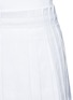 Detail View - Click To Enlarge - DKNY - Inverted pleat linen skirt belt